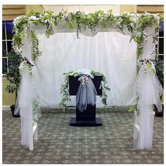 Faux Silk Wisteria Hanging Flowers Garland Vine Wedding Party Decor | 4 pieces - Picture 2 of 4